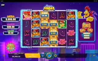 Bruno’s Vegas Gold Blitz – Feature in play
