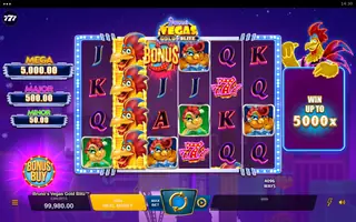 Bruno’s Vegas Gold Blitz – Feature in play