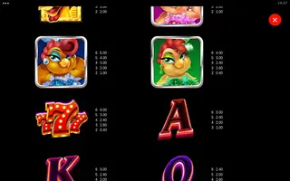 Bruno’s Vegas Gold Blitz – Paytable