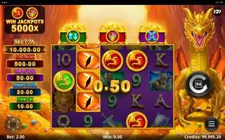 Action Boost Max Dragon’s Cache – Winning spin