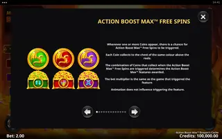 Action Boost Max Dragon’s Cache – Game rules