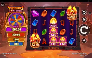 Firebird Fortunes – Winning spin