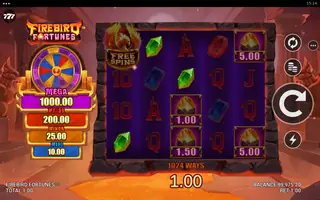 Firebird Fortunes – Winning spin