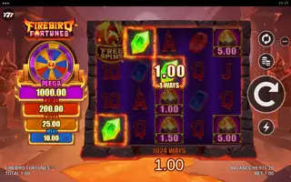 Firebird Fortunes – Winning spin