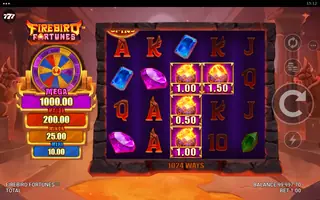 Firebird Fortunes – Feature in play