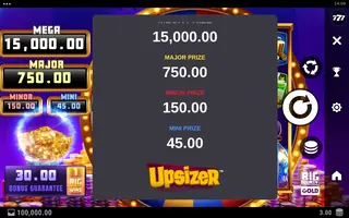 Big Bounty Gold – Paytable