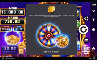 Big Bounty Gold – Game rules