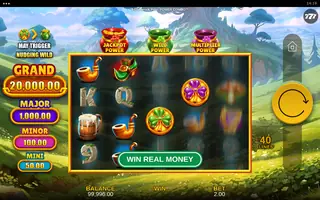 3 Shamrock Pots: POWER COMBO – Winning spin