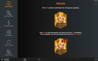 Aphrodite Goes Wild RushingWilds – Game rules