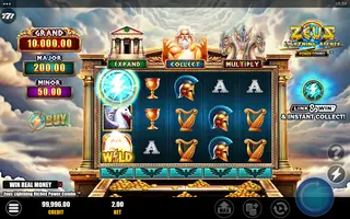 Zeus Lightning Riches Power Combo – Feature in play