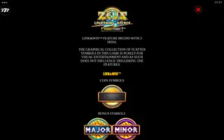 Zeus Lightning Riches Power Combo – Game rules