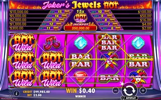 Joker’s Jewels Hot – Winning spin