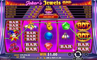 Joker’s Jewels Hot – Winning spin