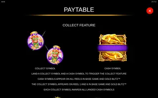Fishin’ Pots of Gold Gold Blitz EXTREME – Paytable
