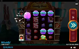 Candy Elves – Feature in play