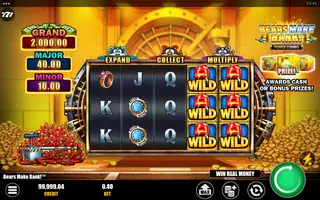 Bears Make Bank! Power Combo – Feature in play