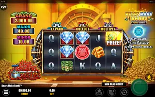 Bears Make Bank! Power Combo – Feature in play