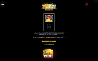 Bears Make Bank! Power Combo – Paytable