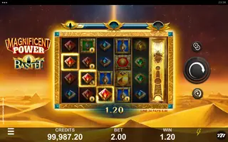 Magnificent Power Bastet – Winning spin