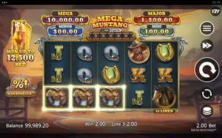 Mega Mustang – Winning spin
