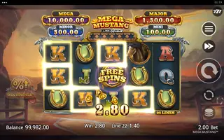 Mega Mustang – Winning spin