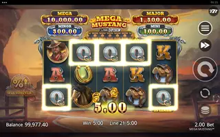 Mega Mustang – Winning spin