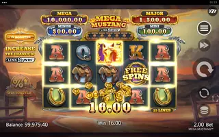 Mega Mustang – Winning spin