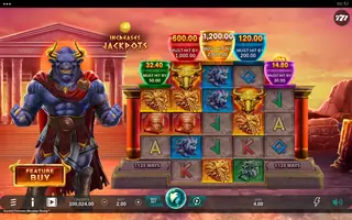 Ancient Fortunes Minotaur Rising – Winning spin