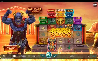 Ancient Fortunes Minotaur Rising – Winning spin