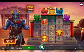 Ancient Fortunes Minotaur Rising – Feature in play