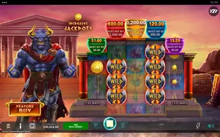Ancient Fortunes Minotaur Rising – Feature in play