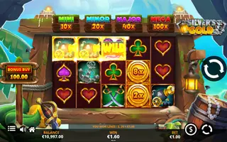 Silver’s Gold PowerLinks – Winning spin