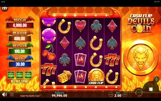 Cash Flip Devil’s Coin – Feature in play