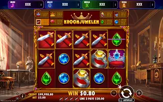 Kroonjuwelen – Oranje Jackpot – Winning spin
