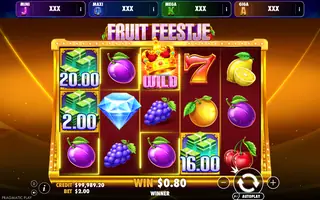 Fruit Feestje – Oranje Jackpot – Winning spin