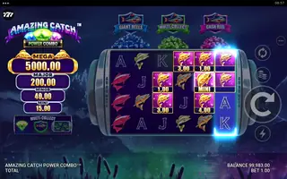 Amazing Catch Power Combo – Feature in play