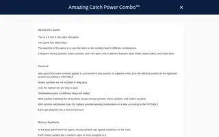 Amazing Catch Power Combo – Game rules