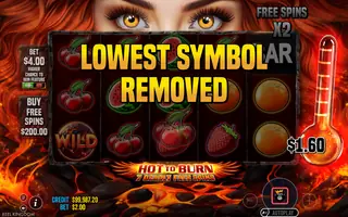 Hot to Burn – 7 Deadly Free Spins – Feature in play
