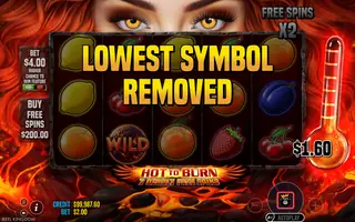 Hot to Burn – 7 Deadly Free Spins – Feature in play