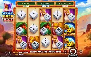 Wolf Gold Dice – Feature in play