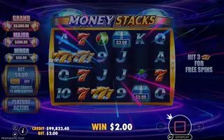 Money Stacks – Winning spin