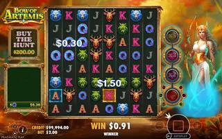 Bow of Artemis – Winning spin