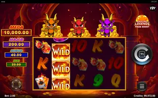 Amazing Legends Lucky Devils – Feature in play