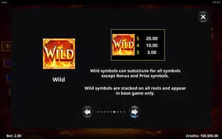 Amazing Legends Lucky Devils – Paytable