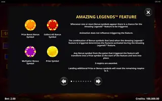 Amazing Legends Lucky Devils – Game rules