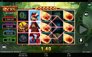 Tyrannosaurus Rocks – Winning spin