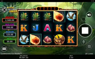 Tyrannosaurus Rocks – Feature in play
