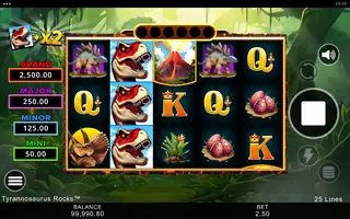 Tyrannosaurus Rocks – Feature in play