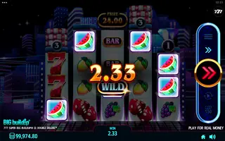 777 Super BIG BuildUp II Double Deluxe – Winning spin
