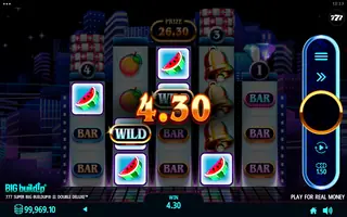 777 Super BIG BuildUp II Double Deluxe – Winning spin
